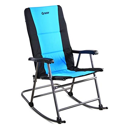 Guide Gear Oversized Rocking Camp Chair, 500 lb. Capacity, Blue