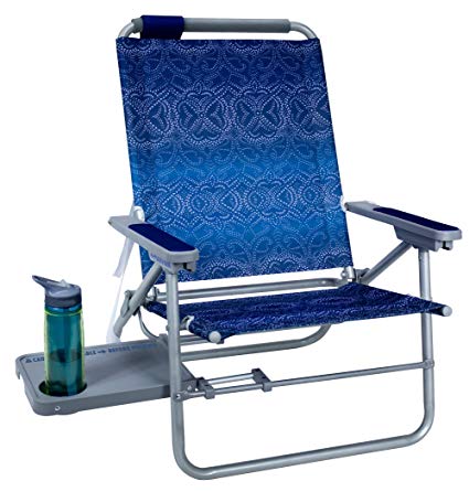 GCI Outdoor Waterside Big Surf Reclining Beach Chair with Side Table